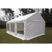 GAZEBO 10x4 ZINCATO PVC IMPERMEABILE - SERIE RINFORZATA COMPLETO - BIANCO